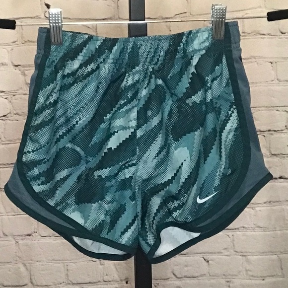 Nike Pants - Nike Tempo Running Shorts Green with Mesh Inserts